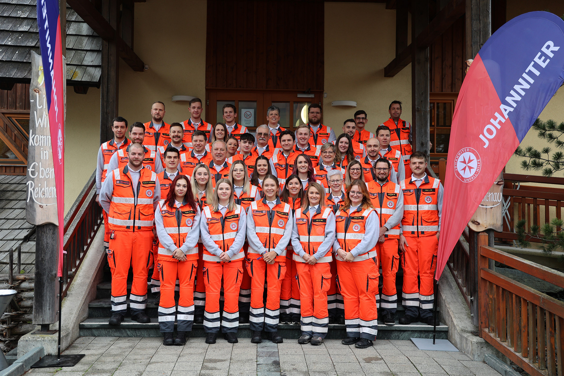 Gruppenfoto der JOhanniter Kärnten