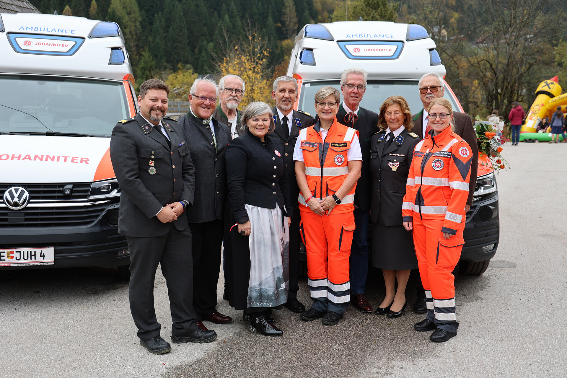 Gruppenfoto mit Ordensmitgliedern